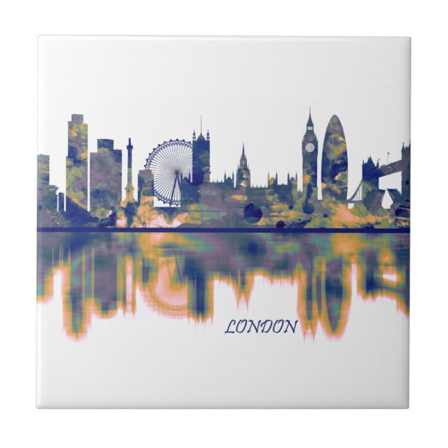 London Skyline Tile (Front)