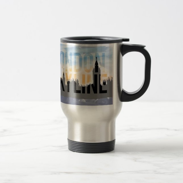 LONDON skyline Travel Mug (Right)