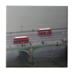 London Small (4.25" x 4.25") Ceramic Photo Tile