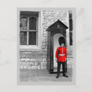 London Soldier Parade Postcard