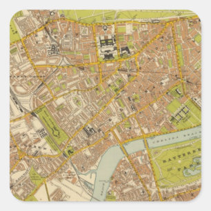 London Southwest Square Sticker