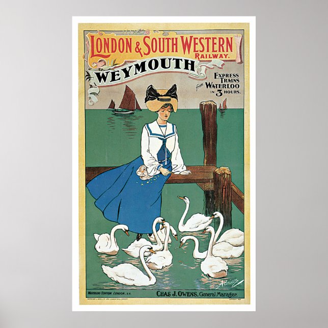 London & Southwestern ~ Weymouth Poster (Front)