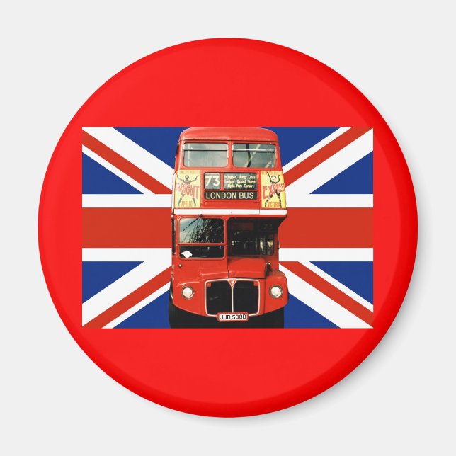 London Souvenir Fridge Magnet 3 (Front)