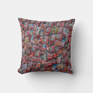 London souvenirs view cushion