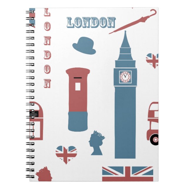 London Special Spiral Notebook (Front)