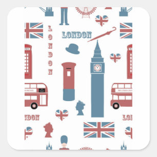London Special Square Sticker