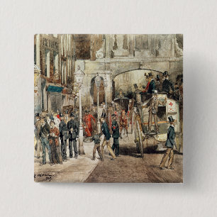 London Street, 1869 15 Cm Square Badge