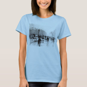 London Street Scene 1885 T-Shirt