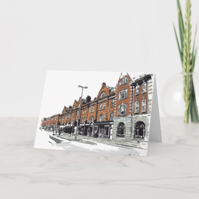 London Street Scene Card (Front)