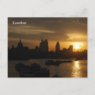 London Sunrise Postcard