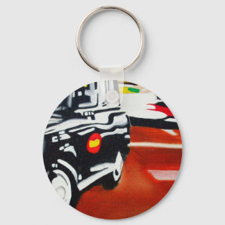 london taxi black cab design key ring
