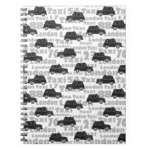 London Taxi Spiral Notebook