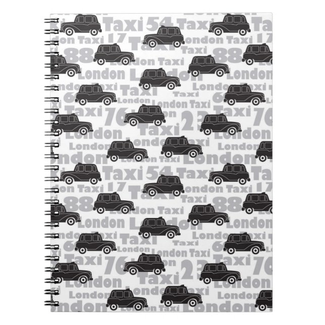 London Taxi Spiral Notebook (Front)