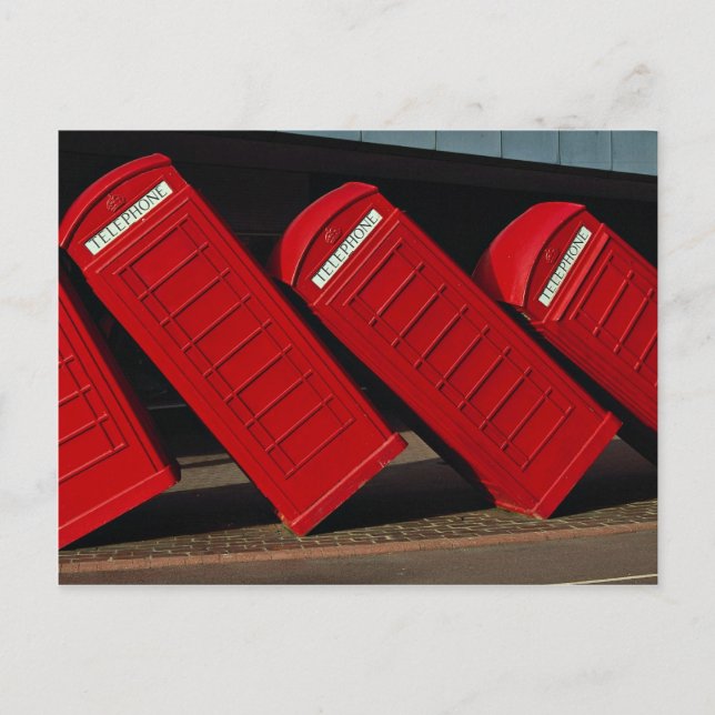 London telephone booths postcard (Front)