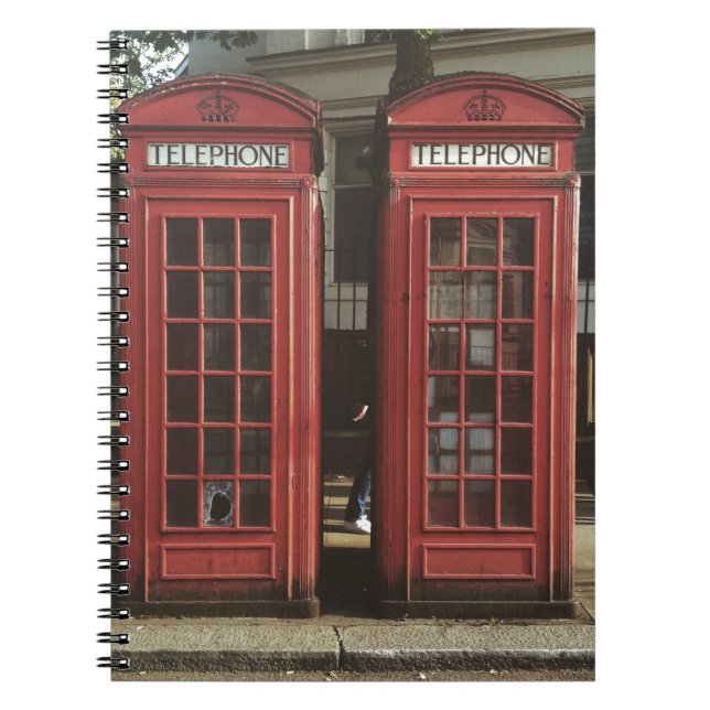 London Telephone Box Notebook (Front)