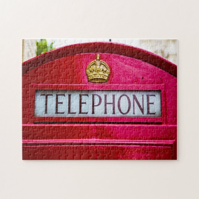 London Telephone Boxs Jigsaw Puzzle (Horizontal)