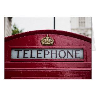London Telephone Phone Booth Red