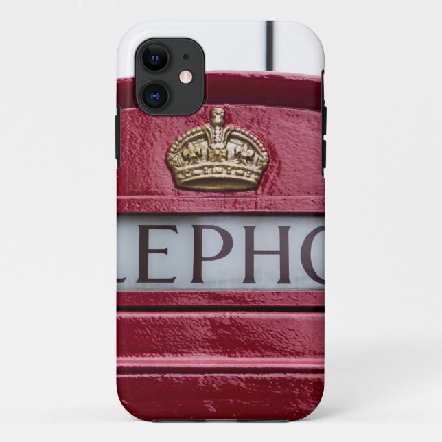 London Telephone Phone Booth Red Case-Mate iPhone Case (Back)