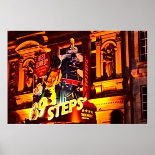 London Theatre Piccadilly (1843 colour) Poster