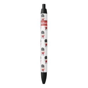 London Theme Name Guards Black Ink Pen