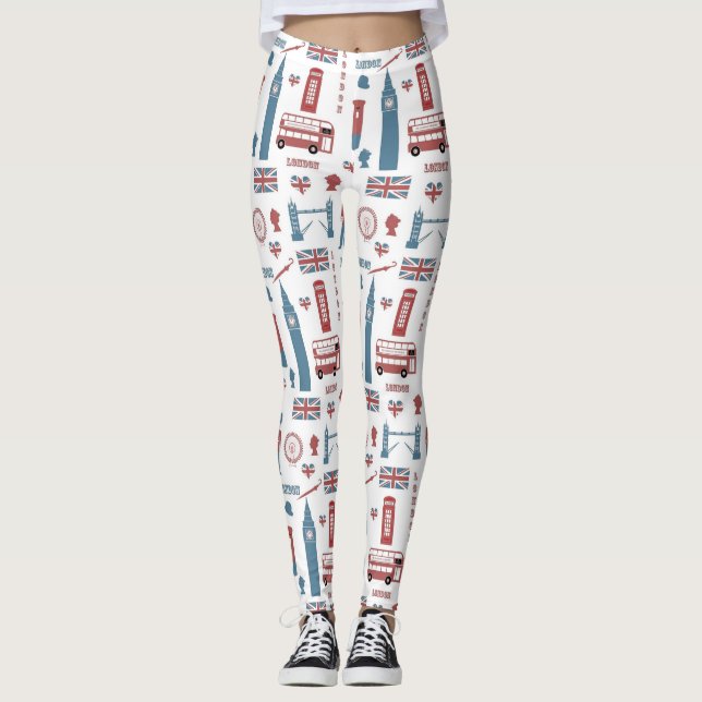 London Themed Leggings (Front)