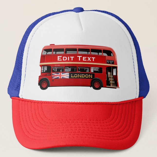 London Themed Trucker Hat (Front)