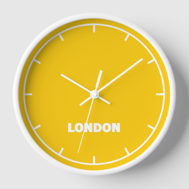 London Time Zone Wall Clock (Front)