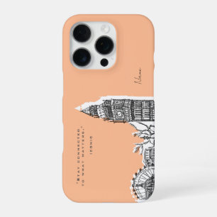 London Tone Sketch iphone case