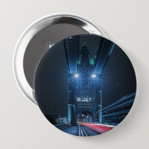 London Tower Bridge 10 Cm Round Badge