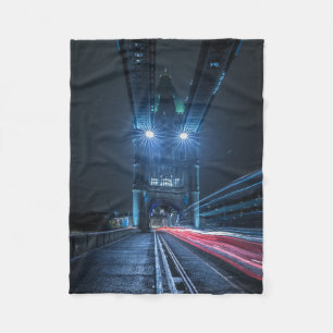 London Tower Bridge Fleece Blanket
