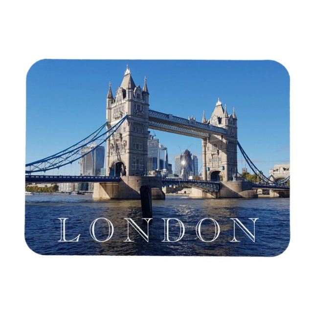 London Tower Bridge fridge magnet (Horizontal)