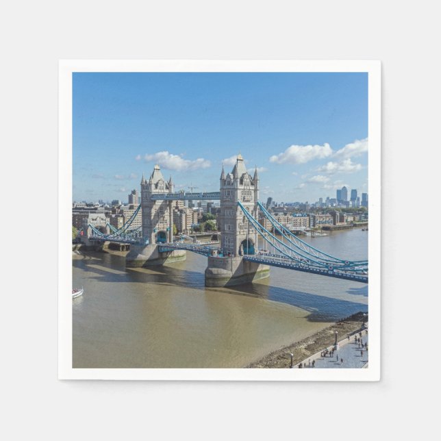 London Tower Bridge Napkin (Front)