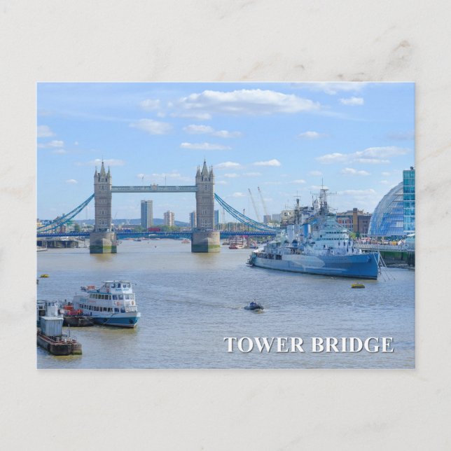 London Tower Bridge Postcard (Front)