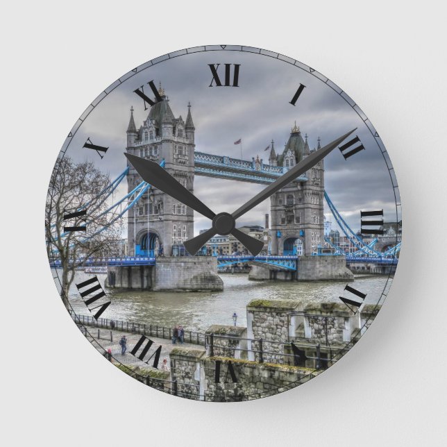 London tower bridge round clock (Front)