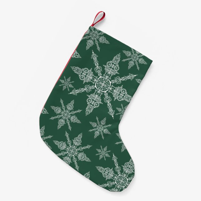 London Town Hidden Words and Images  Small Christmas Stocking (Front (Hanging))