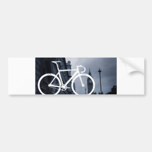 London Track Bicycle Bumper Sticker