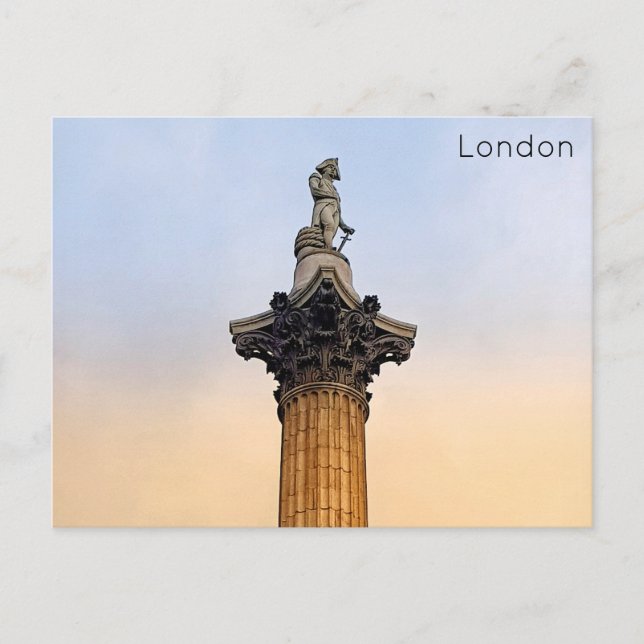 London - Trafalgar Square Holiday Postcard (Front)