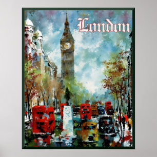 London travel poster