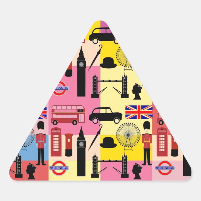London Triangle Stickers (Front)