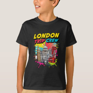 London Trip Crew England Vacation St Paul’s Tower T-Shirt
