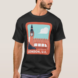 London Uk England Big Ben Classic World Travel Eur T-Shirt