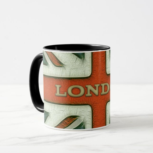 London UK Flag Mug (Front Left)