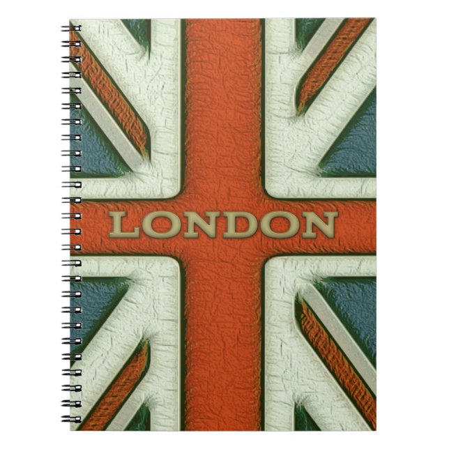 London UK Flag Notebook (Front)
