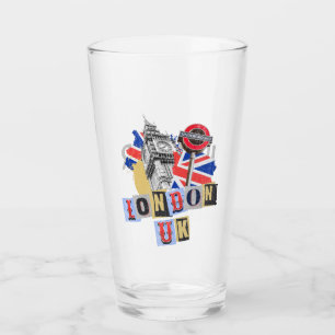 London UK retro style design Glass