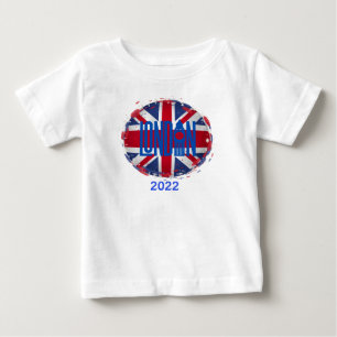 London Union Jack 2022 to personalise   Baby T-Shirt