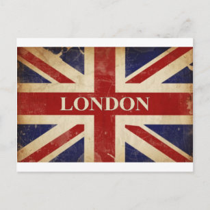 London - Union Jack - I Love London Postcard