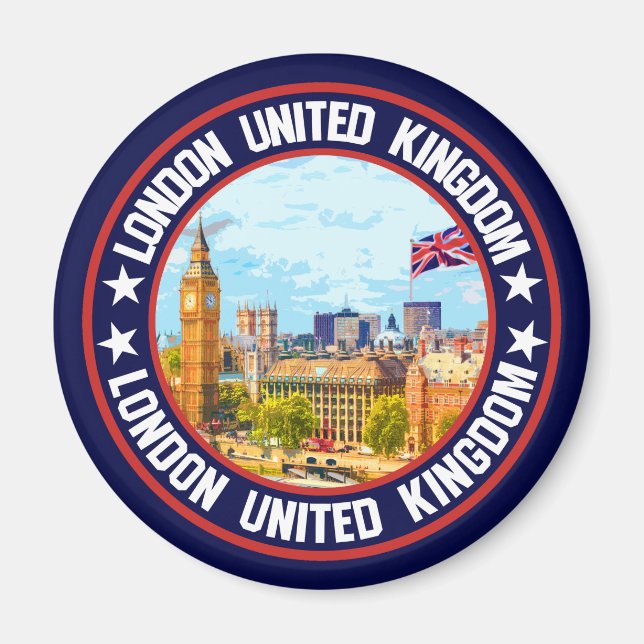 London United Kingdom                              Magnet (Front)