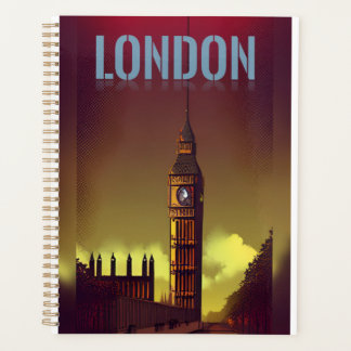 London United Kingdom Notebook Planner
