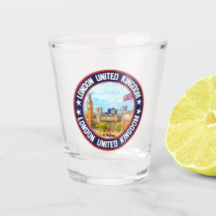 London United Kingdom Shot Glass