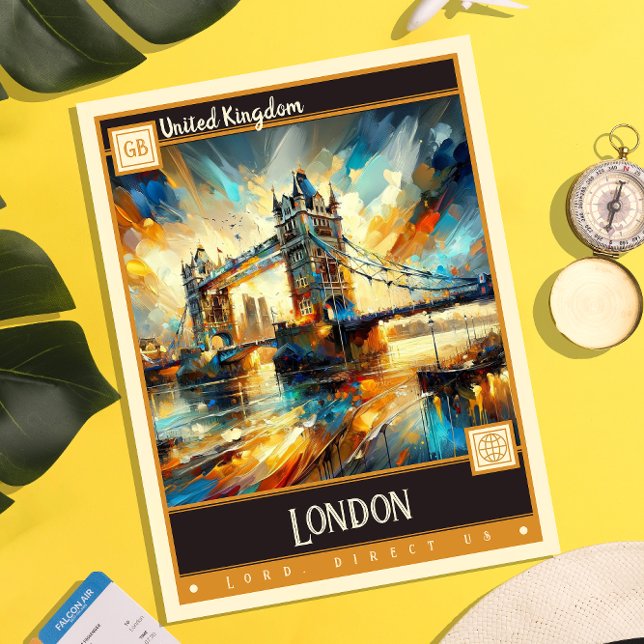 London, United Kingdom | Vintage Painting Postcard (Creator Uploaded)